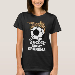 Fußball Großartig Oma Lustiger Fußballspieler Leop T-Shirt