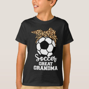 Fußball Großartige Oma Lustiger Fußballspieler Leo T-Shirt