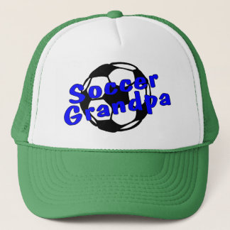 Fußball-Großvater (blau) Truckerkappe