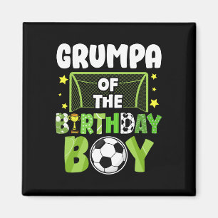 Fußball Grumpa Geburtstagsjunge Party Fußball Fami Magnet