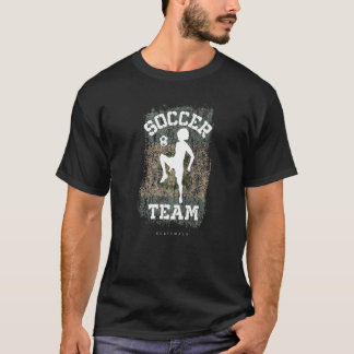 Fußball Guatemala Flag Football Frauenfußball Mädc T-Shirt