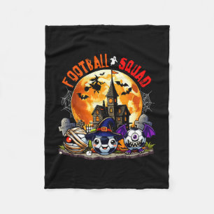 Fußball Halloween-Mannschaft drei Horror-Ausrüstun Fleecedecke