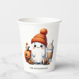 Fußball Halloween Niedlich Ghost Kids Party Pappbecher