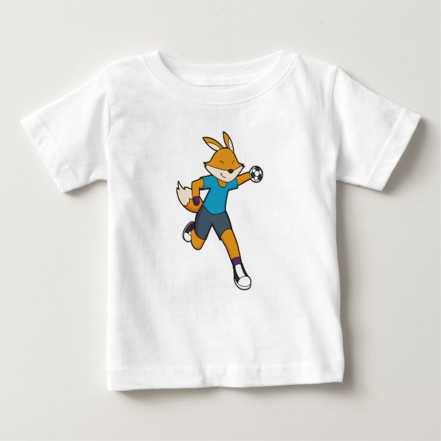 Fußball-Handball Baby T-shirt (Vorderseite)