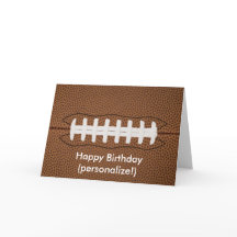 Fußball Happy Birthday Card