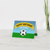 Fußball Happy Birthday