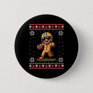 Fußball-Hässliche-Weihnachts-Männer-Kinder-Shirts Button