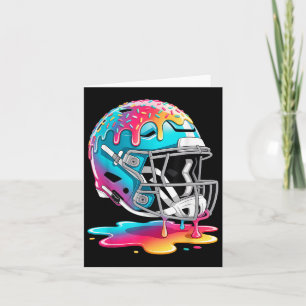 Fußball Helm Eiscreme Driving Football Spieler Karte