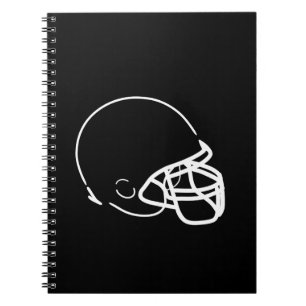 Fußball Helmet Notizblock