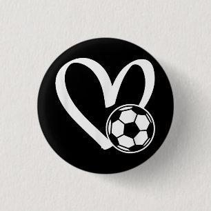 Fußball-Herz Button