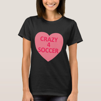 Fußball - Herz Liebe Valentinstag Personalisierte  T-Shirt