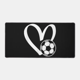 Fußball Herz Schreibtischunterlage