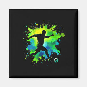 Fußball Herz Skelett Hand Halloween Kostüm Männer Magnet
