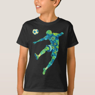 Fußball Herz Skelett Rippen Röntgen Sport Hallowee T-Shirt