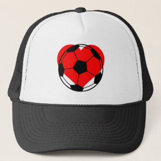 Fußball-Herz Truckerkappe