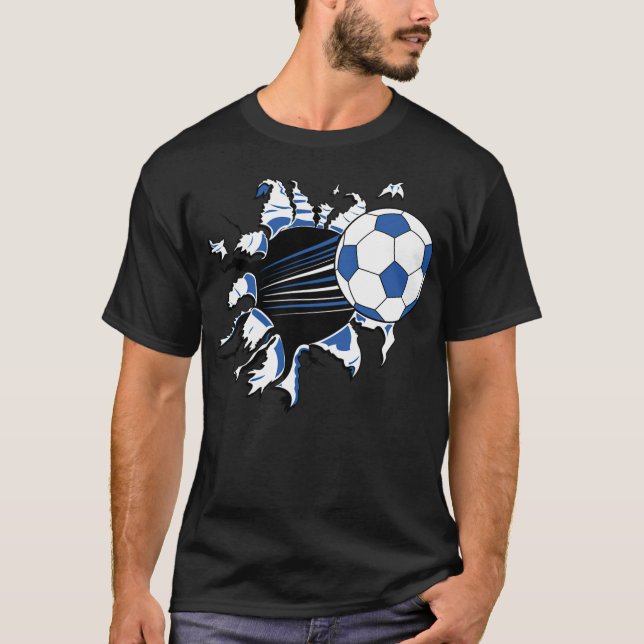 Fußball Herzschlag Tennis ist Leben T-Shirt (Vorderseite)