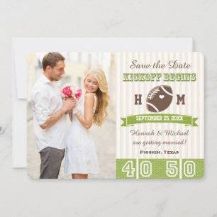 FUSSBALL HOCHZEIT TERMINVORSCHRIFT KARTE