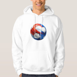 Fußball holländische Flaggen Farben, name Hoodie