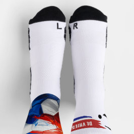 Fußball holländische Flaggen Farben, name Socken