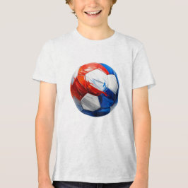 Fußball holländische Flaggen Farben, name Tri-Blend Shirt