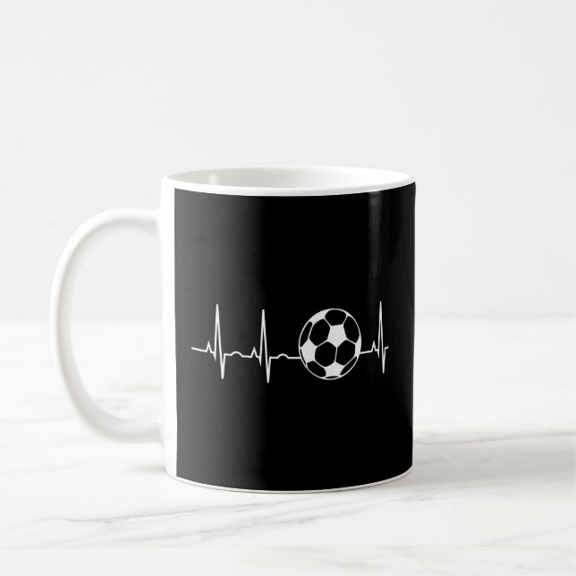 Fußball-Hörner - Fußball Kaffeetasse (Links)