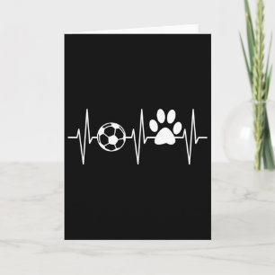 Fußball-Hund-Shirt Lustiges Hundeliebhaber Fußball Karte