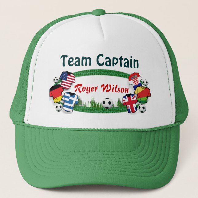 Fußball ~ Hut Truckerkappe (Vorderseite)