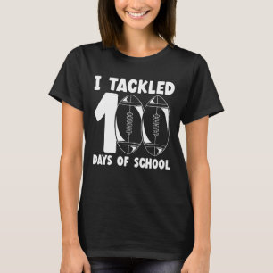 Fußball I in Angriff genommen0 Tage der Schule T-Shirt