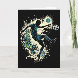Fußball Ich bin 9 Jahre alter Junge Geburtstag Karte