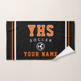 Fußball Ikone, Benutzerdefinierter Name & Schule, Handtuch