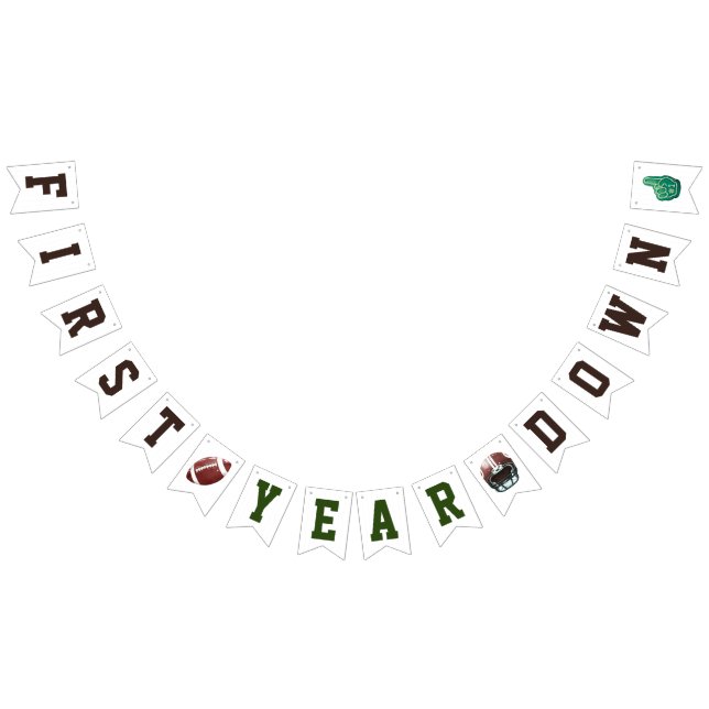 Fußball im ersten Jahr Wimpelkette (Alle)