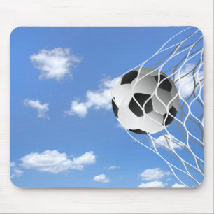 Fußball im Netz Mousepad