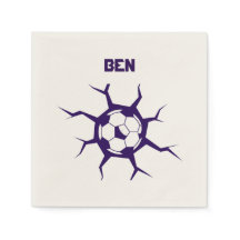 Fußball in einer Wand