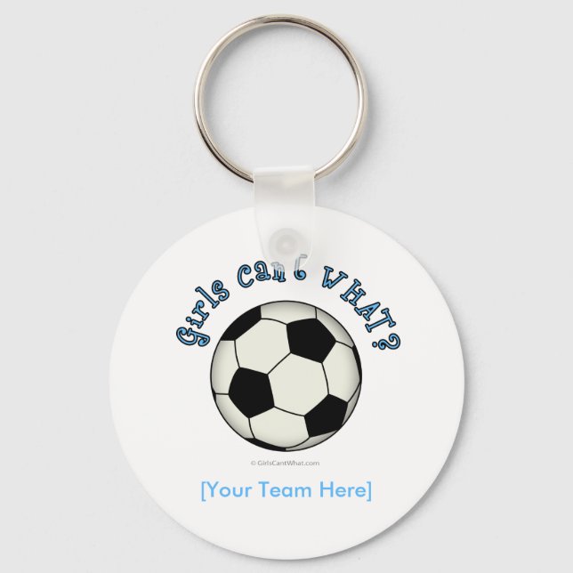 Fußball in Schwarz Schlüsselanhänger (Vorderseite)
