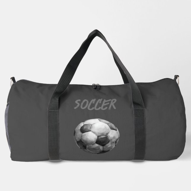 Fußball individuell anpassbar Groß Duffle Bag (Rückseite)