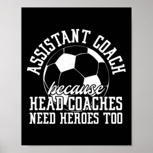Fußball- Instant-Trainer, weil Cheftrainer Helden Poster