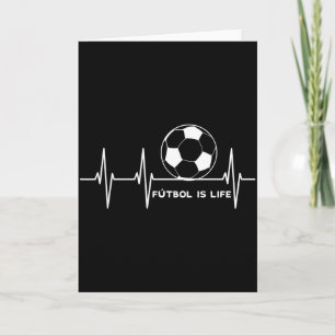 Fußball Ist Leben Fußball Fan Fußball Lustig Vinta Karte