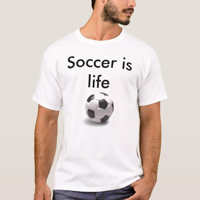 Fußball ist Leben T-Shirt (Vorderseite)