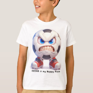 Fußball ist mein Happy Place Image T - Shirt