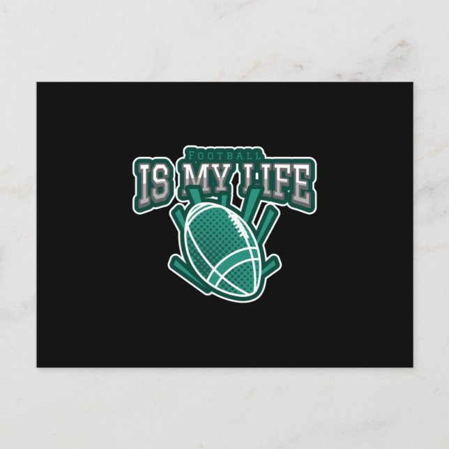 Fußball ist mein Leben Postkarte (Vorderseite)