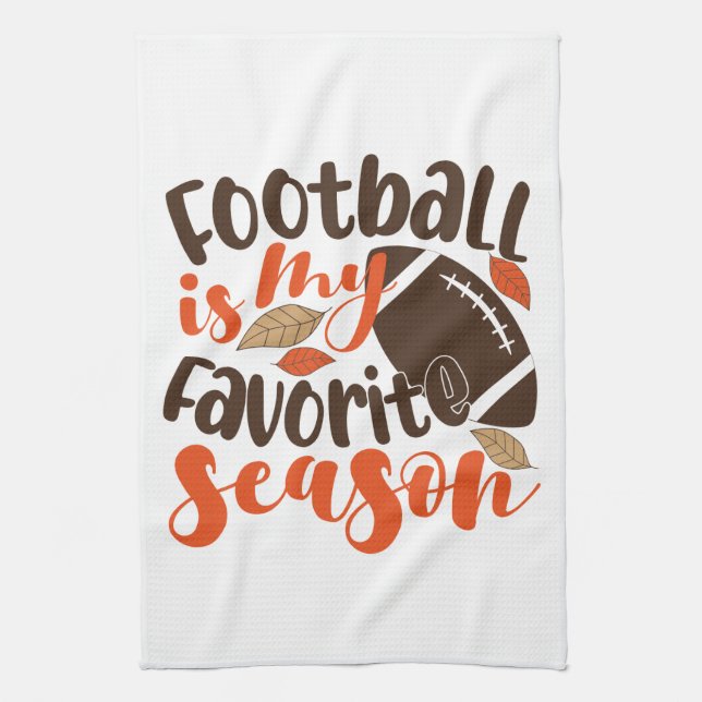 Fußball ist mein Lieblingslied Geschirrtuch (Vertikal)