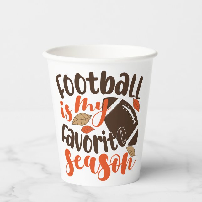 Fußball ist mein Lieblingslied Pappbecher (Vorderseite)
