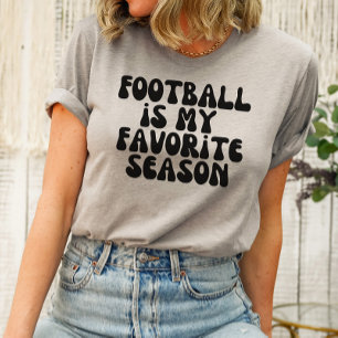 Fußball ist mein Lieblingssaison Groovy Shirt
