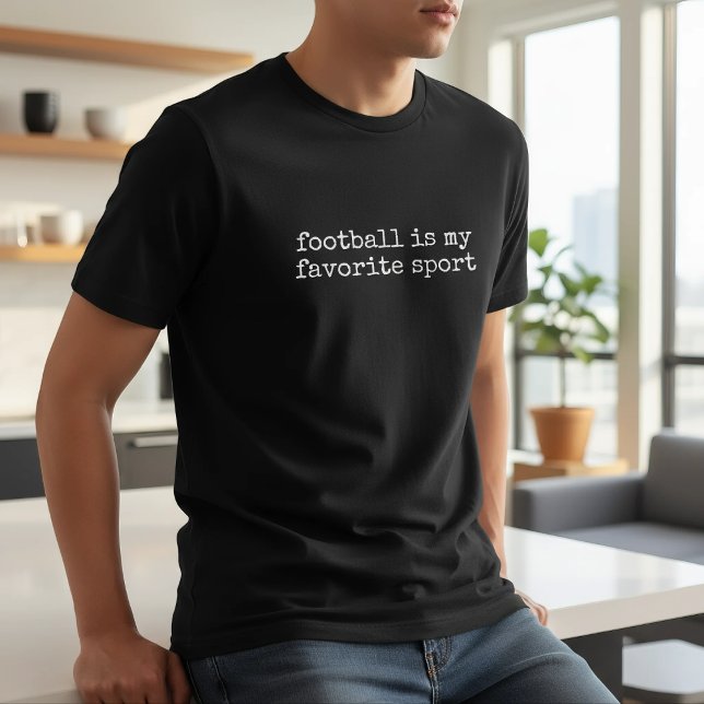 Fußball ist mein Lieblingssport T-Shirt (Von Creator hochgeladen)
