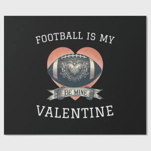 Fußball ist mein Valentine Geschenkpapier