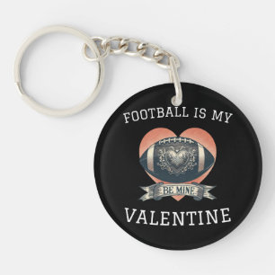 Fußball ist mein Valentine Schlüsselanhänger