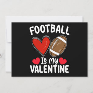 Fußball ist mein Valentinstag Sport Einladung