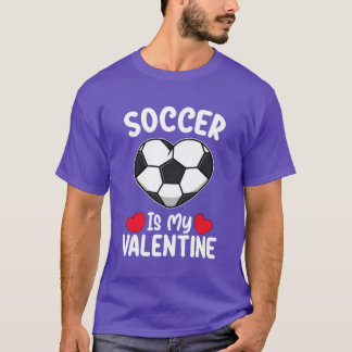 Fußball ist mein Valentinstag-Sport Freund retro T-Shirt