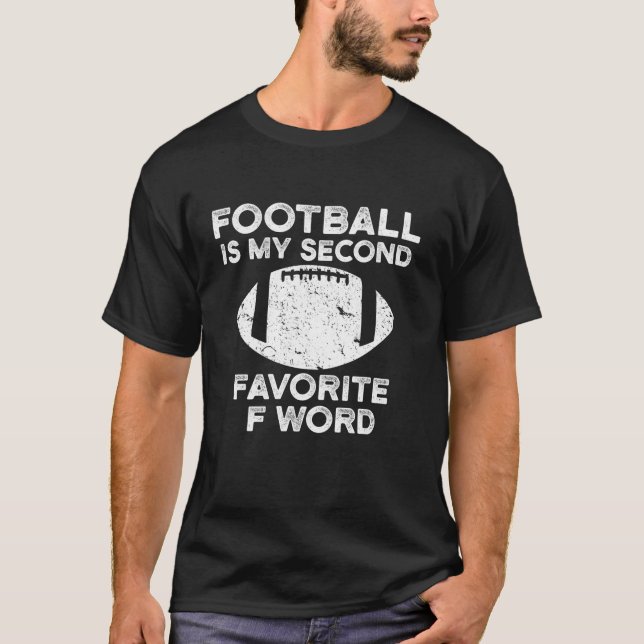 Fußball ist mein zweiter Favorit für Word Longslee T-Shirt (Vorderseite)