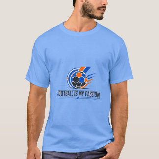 Fußball ist meine Leidenschaft Personalisiertes Fu T-Shirt